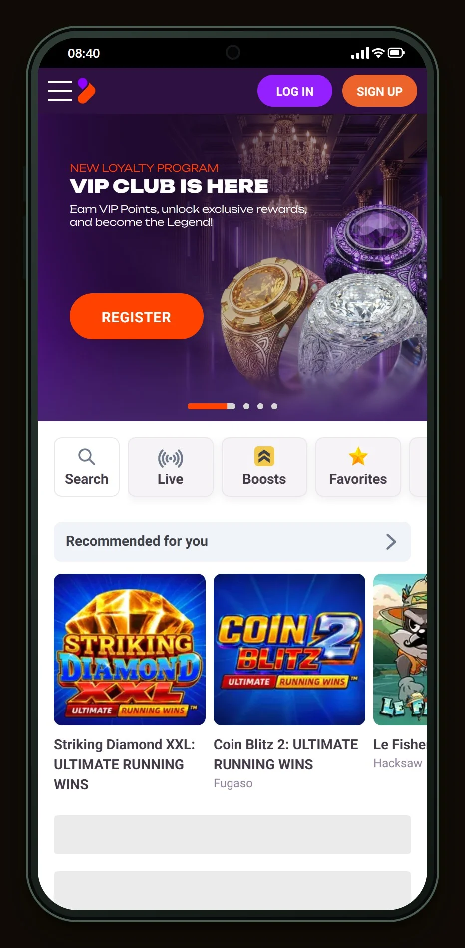 casinos that accept jeton: TonyBet lobby