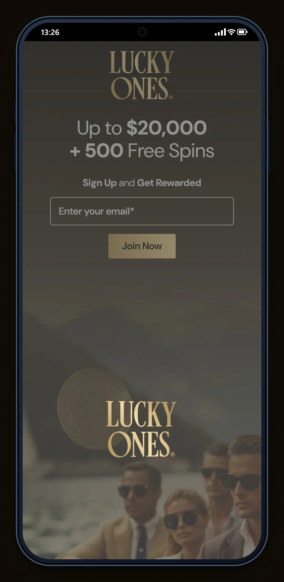 jeton casinos nz: the Lucky Ones homepage